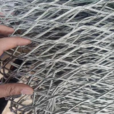 China Custom Ferrule Type Inox 316 Wire Rope Net Flexible Stainless Steel Cable Webnet X Tend Mesh for sale