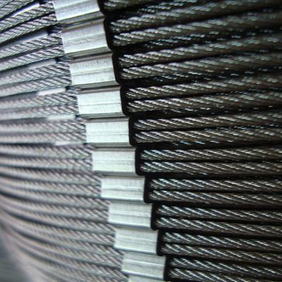 China Light Weight High Strength stainless steel wire rope mesh net for sale