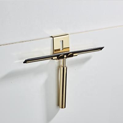 China PREMIUM Gold Stained Glass Shower Mirror Small Rubber Stocked Wiper for sale