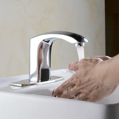 China Sense Faucets New Design Basin Water Faucet Smart Automatic Infrared Faucet for sale