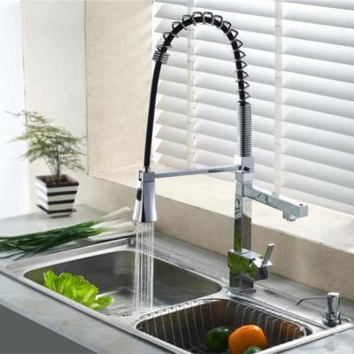 China Modern High Quality Single Handle Easy Pull Out Kitchen Black Faucet Vintage Sink Mixer Luxury Brass Water Tap for sale