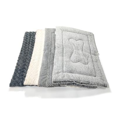 China Plush Pet Sponge Mat Mat, Comfortable And Breathable Simple Breathable Sleeping Dog Mat for sale