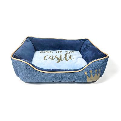 China Ashion Quality Breathable Blue Canvas Pet Nest Comfortable Cat Nest Manufacturer Customized for sale