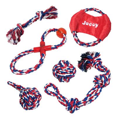 China Viable Pet Dog Bite Rope Toys Interactive Rope Dog Tooth Grinding Toys for sale