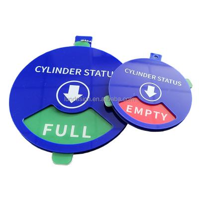 China Plastic hospital 15 cm 3 segment sign cylinder status signage business logo hanging 3d custom outdoor signages for sale