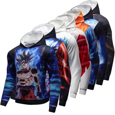 China New Custom Anime 3D QUICK DRY QUICK DRY Clothing Printing Sublimation Design Anime Hoodie for sale