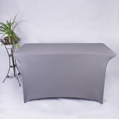 China Custom Wholesale Rectangle Weeding Banquet Chair And Table Covers Set for sale