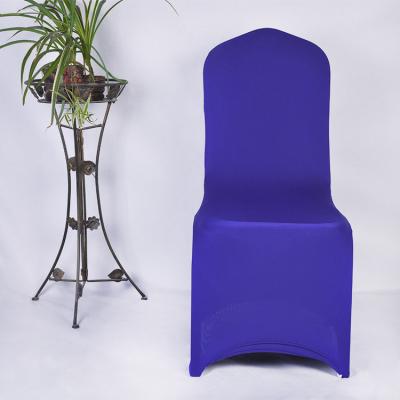 China Custom cheap spandex stretch polyester folding chair cover for wedding banquet chair for sale