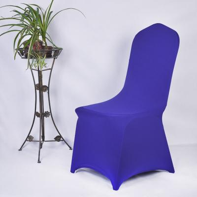 China Custom wholesale cheap spandex stretch polyester folding chair cover for wedding banquet party chair for sale