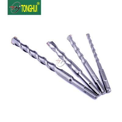 China 25*500 Tonghui 6MM Granite Concrete Single Tip Round Shank Hammer Drill Bit With Factory Price for sale