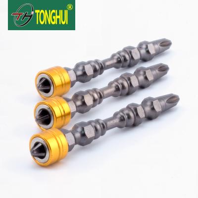 China Air Screwdriver Generator Head D1 Raw Material Magnetic Repair Tool Screwdriver Bit Set For Industry for sale