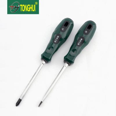 China Multi-fuction Non-Rated Straight Cross Head Magnetic Detachable Hand Tools Slot Type Straight Grooved Phillips Screwdriver for sale