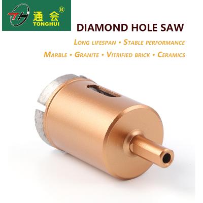 China Various Sizes High Grade Marble Brick Wall Diamond Hole Saw Marble Glass for sale