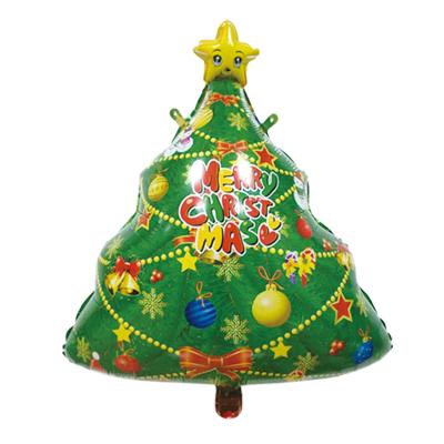 China Party Decoration BLN Hot Sale Merry Christmas Tree Foil Balloons Factory Christmas Party Decoration Helium Globos for sale