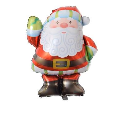 China Large Christmas Decoration BLN Party Decor Santa Claus Foil Balloon Series Xmas Helium Globos Aluminum Balloon Manufacturer for sale