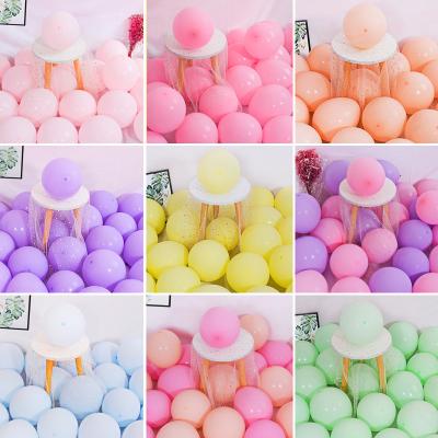 China Party decoration BLN 2.2g thicken latex balloon 10 inch quality Macaron pastel latex balloon party height decorations for sale