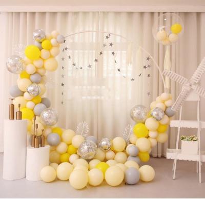 China Gift Toy Latex Balloons 10 inch 5 inch Chrome Macaron Latex Balloons for Party Decorations Balloon Garland Arch Kit for sale