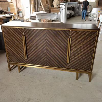 China Newcomer style modern high quality inlay bone inlay luxury furniture sideboard table at wholesale price for sale