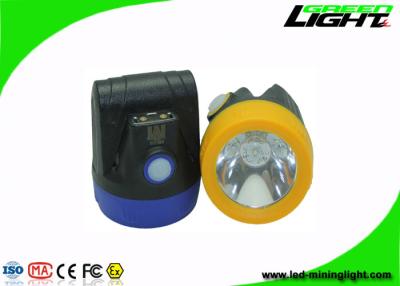 Chine Lampe de capuchon d'exploitation minière sans fil 1.1W LED étanche 10000lux 143lum USB chargeant le phare de mineur mené à vendre