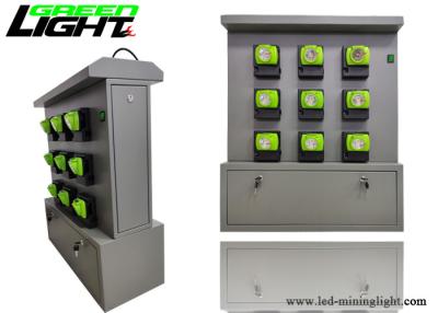 China Fast Charging Miners Helmet Light 18 Unit Double Sided Small Safety Charging Cabinet for sale