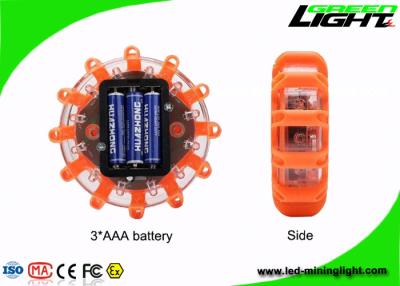 Chine Le trafic rechargeable en plastique de fusée de route de voyant d'alarme du disque LED de secours USB 3 LED à vendre