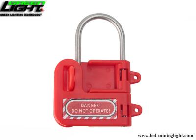 China No. S430 Safety Steel Hasp Lockout with Red Plastic Handle, 1in (25mm) Jaw Clearance for sale