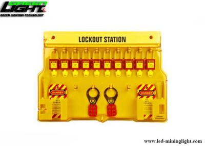 China Unfilled Plastic PP Padlock Lockout Station With Cover for sale