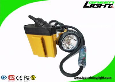 Chine 25000 Lux Mining Cap Lamp 348lum Headclip réglable avec les voyants d'alarme arrière à vendre