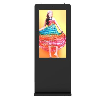 China Buildings 65 Inch LCD Advertising Board Advertising Touch Screen Totem Display Android Digital Outdoor Signage for sale