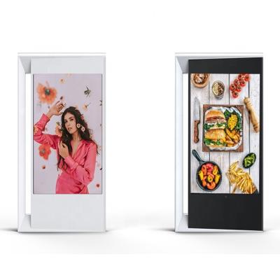 China Buildings 75 Inch High Brightness Floor Stand LCD Display Advertising Screen Android Digital Signage LCD Totem Outdoor Waterproof Kiosk for sale