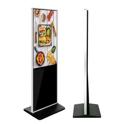 China Buildings 65 Inch Android Indoor System Vertical Touch Screen Floor Standing Digital Signage LCD Advertising Display for sale