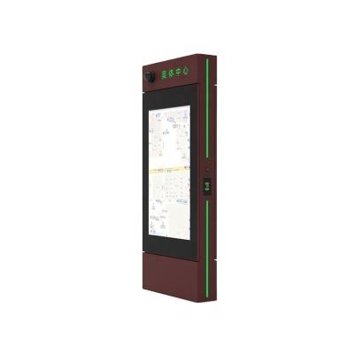 China 55 Inch Digital Bus Bus Stop Information Query Player LCD Outdoor Vertical Kiosk Totem Smart Digital Signage Display for sale