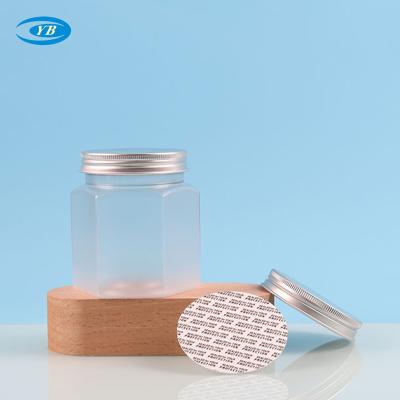 China Cosmetic jar Plastic cans with lids cosmetic packaging transparent bottle skin care cream bottle for sale