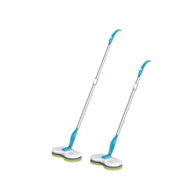 China Viable Telescopic Cordless Electric Spin Mop With Spining Microfiber Head For Home Floor Cleaning Car Wash And Wax for sale