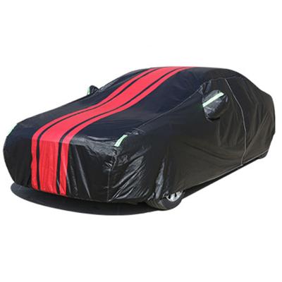 China Waterproof Aluminum film universal color matching car sun visor, sun and rain proof thickened full car cover for sale