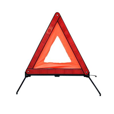 China Easy to identify Vehicle mounted reflective tripod warning sign, portable folding parking safety emergency tools for sale