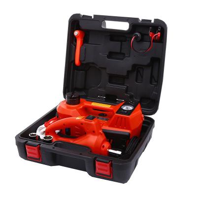 China Use the jack to raise or lower the weight. 12V vehicle electric jack, multi-functional full-automatic vehicle special lifting equipment 8-piece set for sale