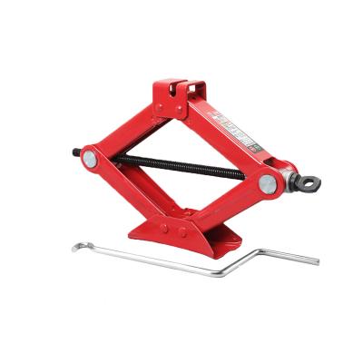 China Use the jack to raise or lower the weight. Car hand scissor jack, minivan tyre changing and auto repair tools, heavy lifting equipment for sale