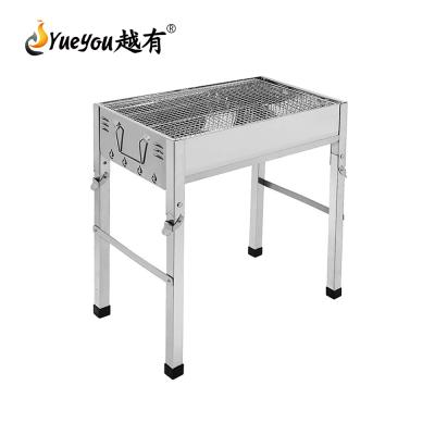 China Easily assembled household stainless steel foldfirmly barbecue grill charcoal grill protable outdoor collapsible bbq grill for sale