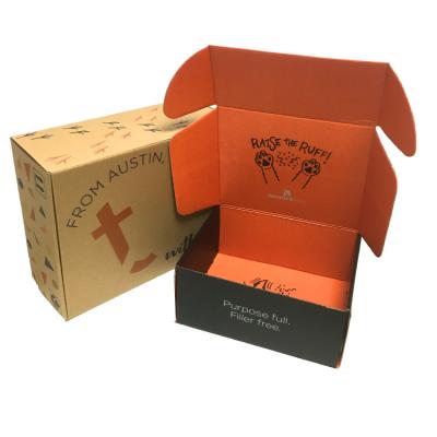 China Recyclable Corrugated Paper Mailing Packaging Boxes Custom Design Mailing Mailer Box With Logo for sale