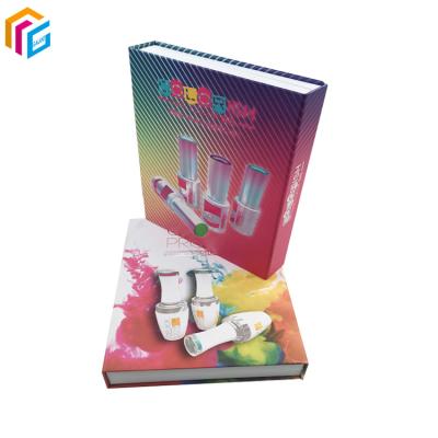 China Recyclable Wholesale Paper Lid Gel Nail Care Empty Magnetic Bottle Box Set Women Man Nail Polish Packaging Box for sale