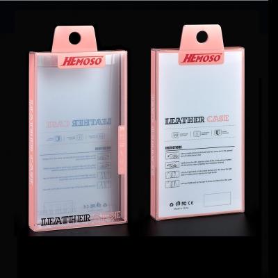 China Disposable gift PVC cosmetic and foldable custom plastic phonecase PET packaging plastic box for sale