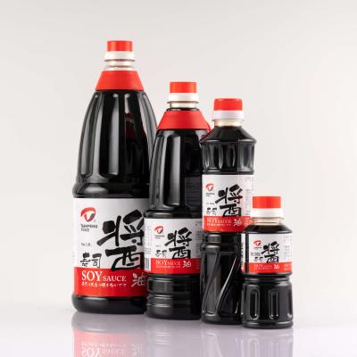 China 200ml flavor japanese soy sauce in plastic bottle traditional style thin soy sauce for dipping sushi A1 for sale