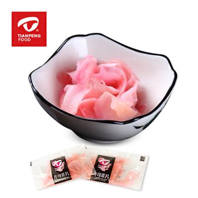 China Factory Price Fresh Pickled Sushi Ginger Japanese Style Pickle 5g Mini Bag Ginger for sale