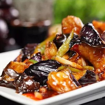 China Wholesale Braised Delicious Frozen Food Canned Eggplant Fast Food Chinese Food for sale