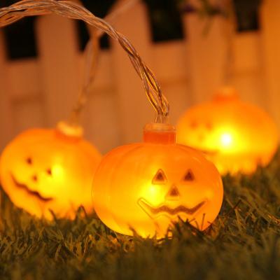 China Halloween Light String LED Battery Box Bar Holiday Light Indoor Outdoor Decorative Pumpkin Ghost Skull Bat Lights for sale