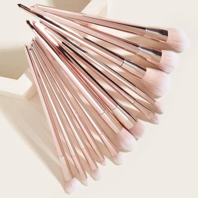 China Angular Blush Beauty Make Up Brush Makeup Set Personalized Free Samples With PU Pocket Wholesale Brushes for sale