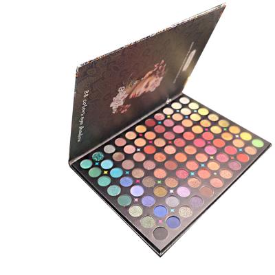 China Waterproof Customized Color Pigment 88 Matte High Makeup Eyeshadow Cosmetic Palette for sale