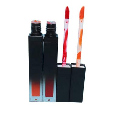 China Waterproof 49 Colors Square Tube High Shimmer Lipstick Matte Lip Gloss for sale