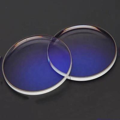 China Single Vision 1.56 Anti Blue Light AR Coating Plastic Lens For Block Blue Ray for sale